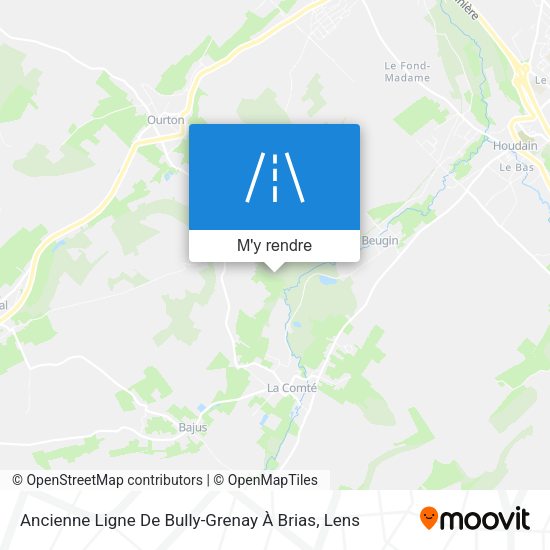 Ancienne Ligne De Bully-Grenay À Brias plan