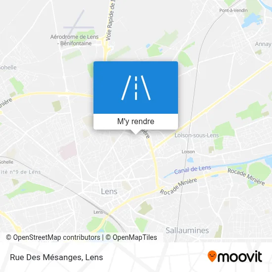 Rue Des Mésanges plan