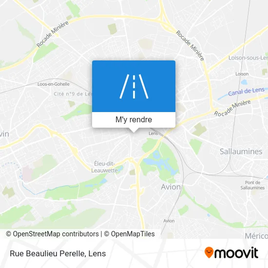 Rue Beaulieu Perelle plan