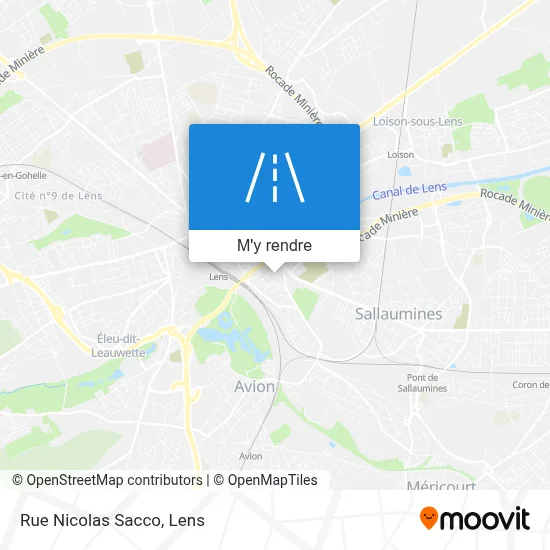 Rue Nicolas Sacco plan