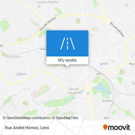Rue André Hornez plan