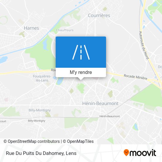 Rue Du Puits Du Dahomey plan