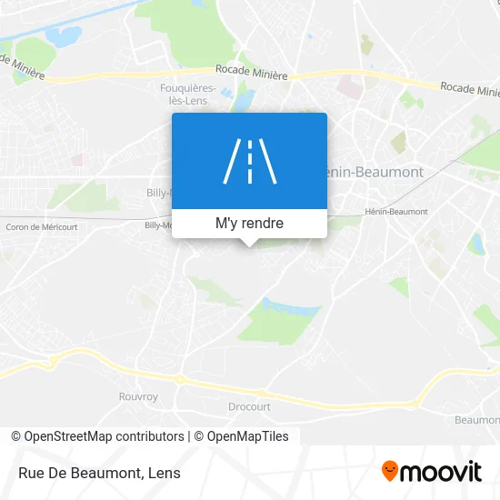 Rue De Beaumont plan