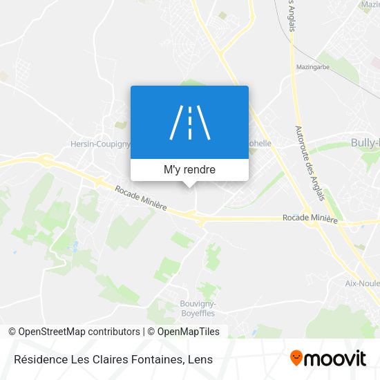 Résidence Les Claires Fontaines plan
