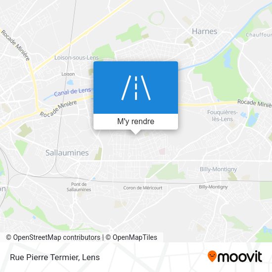 Rue Pierre Termier plan