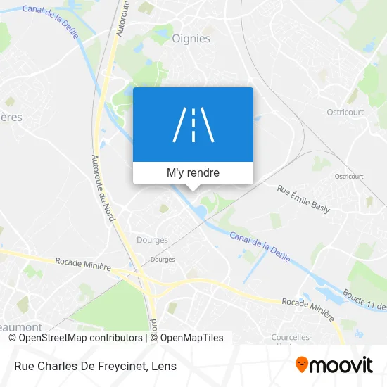 Rue Charles De Freycinet plan