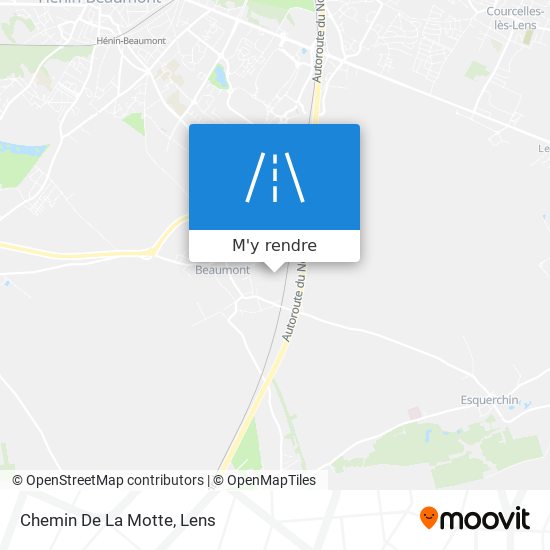 Chemin De La Motte plan