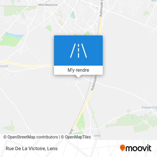 Rue De La Victoire plan