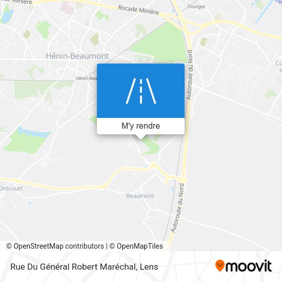 Rue Du Général Robert Maréchal plan
