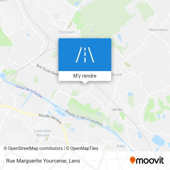 Rue Marguerite Yourcenar plan