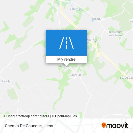 Chemin De Caucourt plan
