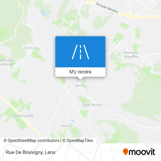 Rue De Bouvigny plan