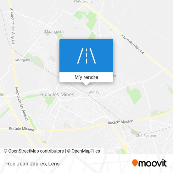 Rue Jean Jaurès plan