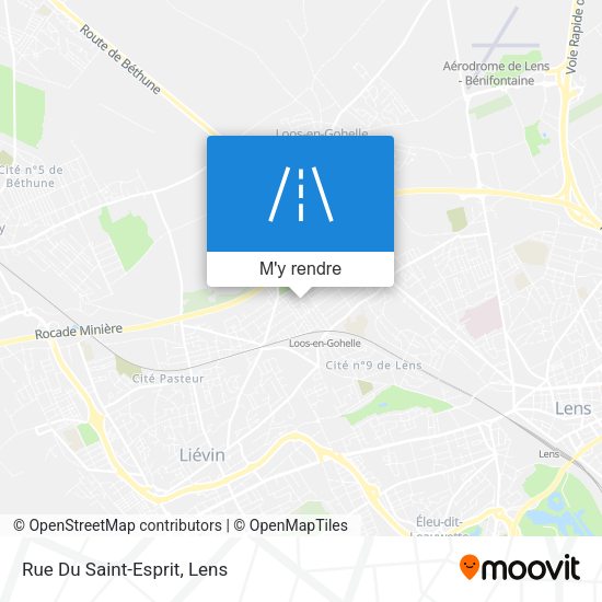 Rue Du Saint-Esprit plan