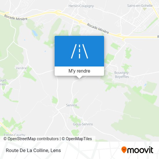 Route De La Colline plan