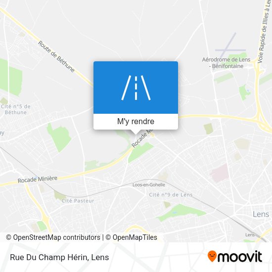 Rue Du Champ Hérin plan