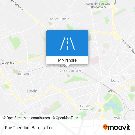 Rue Théodore Barrois plan