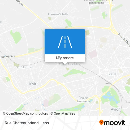 Rue Chateaubriand plan