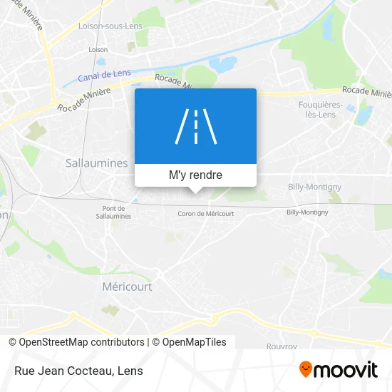 Rue Jean Cocteau plan