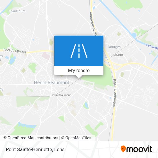 Pont Sainte-Henriette plan