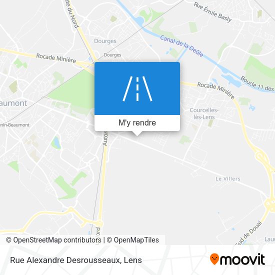 Rue Alexandre Desrousseaux plan