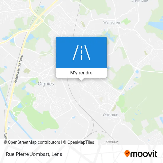 Rue Pierre Jombart plan