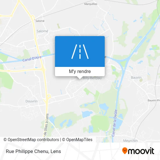 Rue Philippe Chenu plan