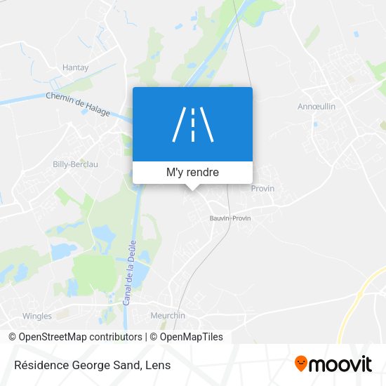 Résidence George Sand plan