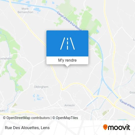 Rue Des Alouettes plan