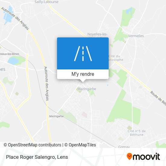 Place Roger Salengro plan