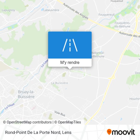 Rond-Point De La Porte Nord plan