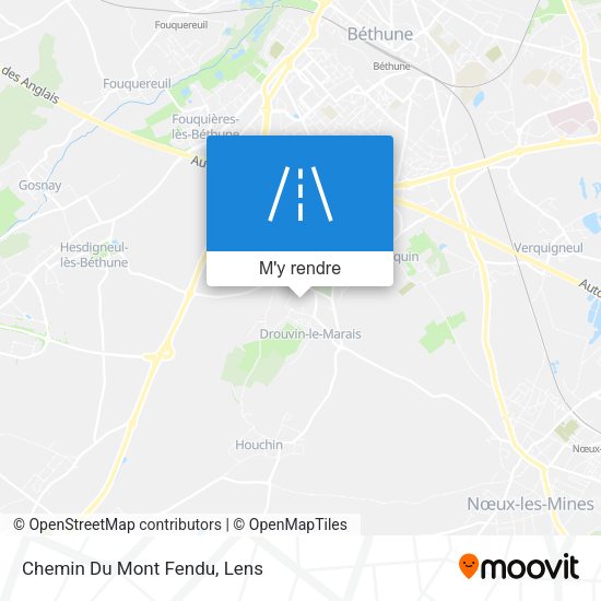 Chemin Du Mont Fendu plan