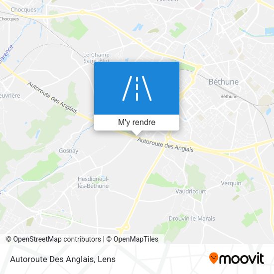 Autoroute Des Anglais plan