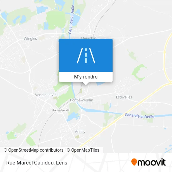 Rue Marcel Cabiddu plan