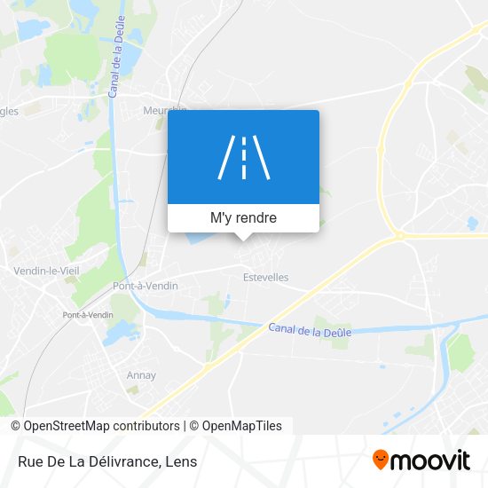 Rue De La Délivrance plan