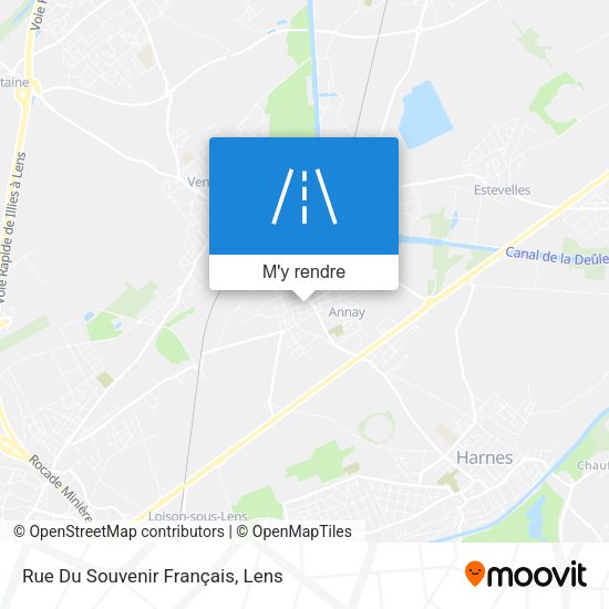 Rue Du Souvenir Français plan