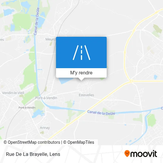 Rue De La Brayelle plan