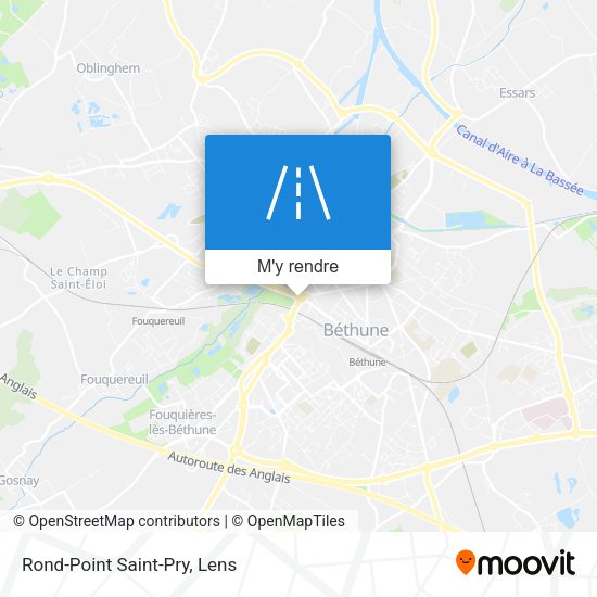 Rond-Point Saint-Pry plan