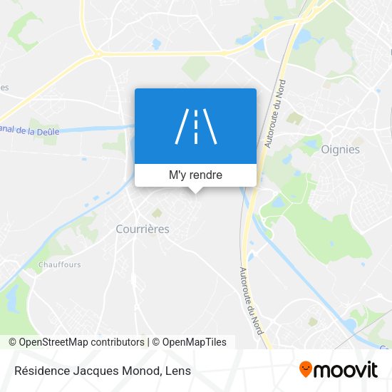 Résidence Jacques Monod plan