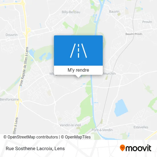 Rue Sosthene Lacroix plan