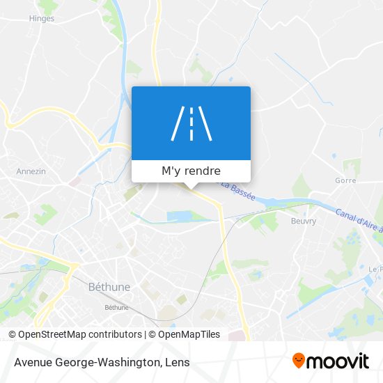 Avenue George-Washington plan