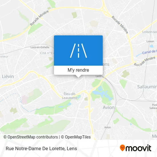 Rue Notre-Dame De Lorette plan