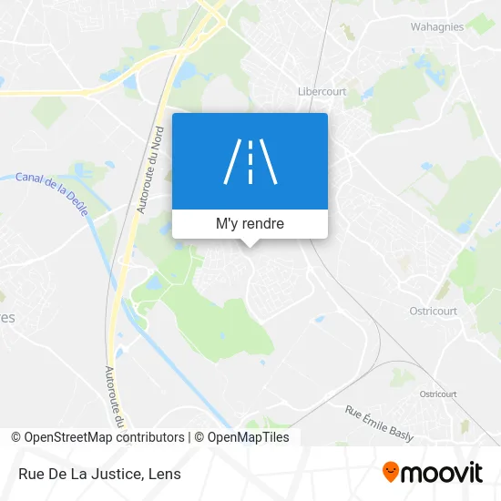 Rue De La Justice plan