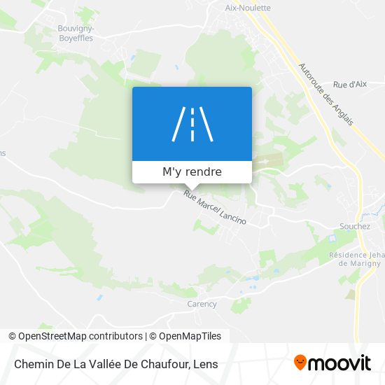 Chemin De La Vallée De Chaufour plan