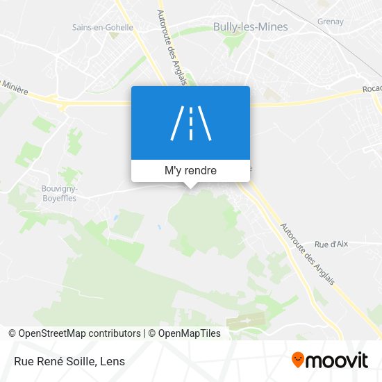 Rue René Soille plan