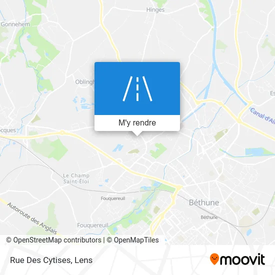 Rue Des Cytises plan