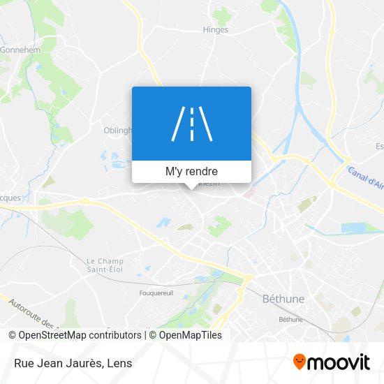 Rue Jean Jaurès plan