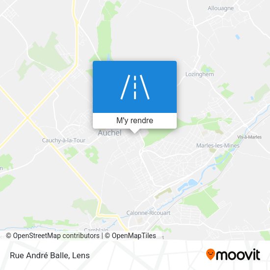 Rue André Balle plan