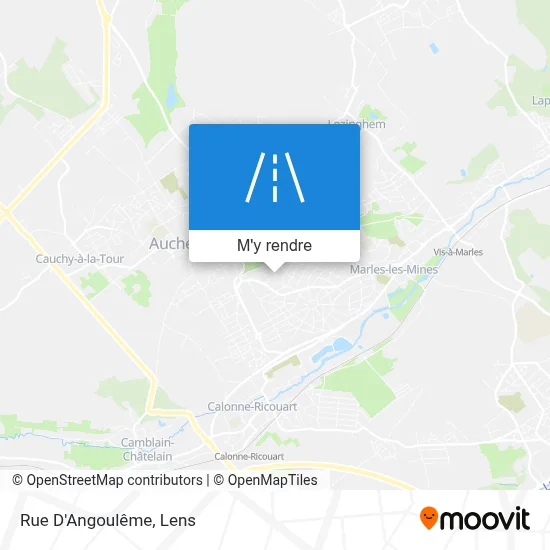 Rue D'Angoulême plan