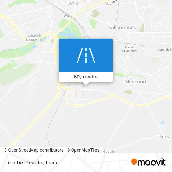 Rue De Picardie plan